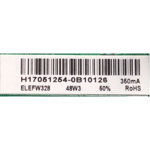 MAIN FUENTE PARA TV ELEMENT / NUMERO DE PARTE ELEFW328 / TP.MS3553T.PB708 / 3200335506 / 320021034203005 / H17051254-0B10126 / PANEL BOEI320WX1-01 / DISPLAY HV320WHB-N81 REV.1.0 / MODELO ELEFW328	